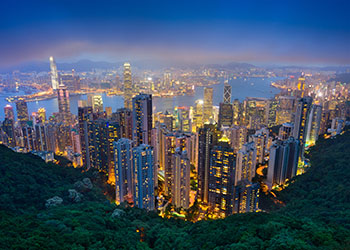 Hong Kong de nuit 